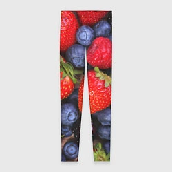 Леггинсы женские Berries, цвет: 3D-принт
