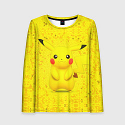 Лонгслив женский Pikachu, цвет: 3D-принт