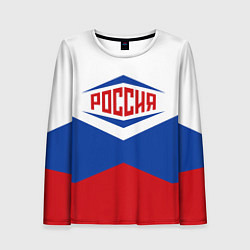 Женский лонгслив Россия 2016