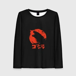 Лонгслив женский Godzilla, цвет: 3D-принт