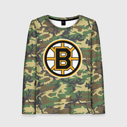 Лонгслив женский Bruins Camouflage, цвет: 3D-принт