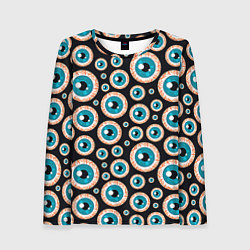 Лонгслив женский Хэллуин 7, цвет: 3D-принт