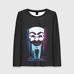 Лонгслив женский Mr Robot: Anonymous, цвет: 3D-принт