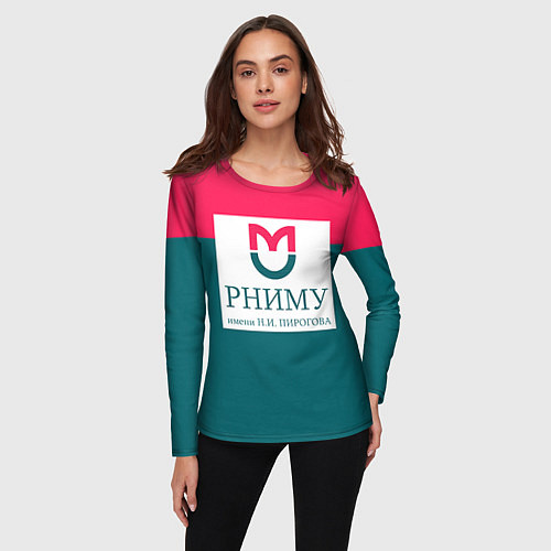 Женский лонгслив РНИМУ / 3D-принт – фото 3