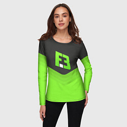 Лонгслив женский FlipSid3 Uniform, цвет: 3D-принт — фото 2