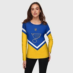 Лонгслив женский NHL: St. Louis Blues, цвет: 3D-принт — фото 2