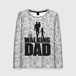Лонгслив женский Walking Dad, цвет: 3D-принт