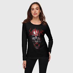 Лонгслив женский Slayer: Wild Skull, цвет: 3D-принт — фото 2