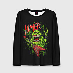 Лонгслив женский Slayer Slimer, цвет: 3D-принт