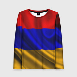 Лонгслив женский Флаг Армения, цвет: 3D-принт
