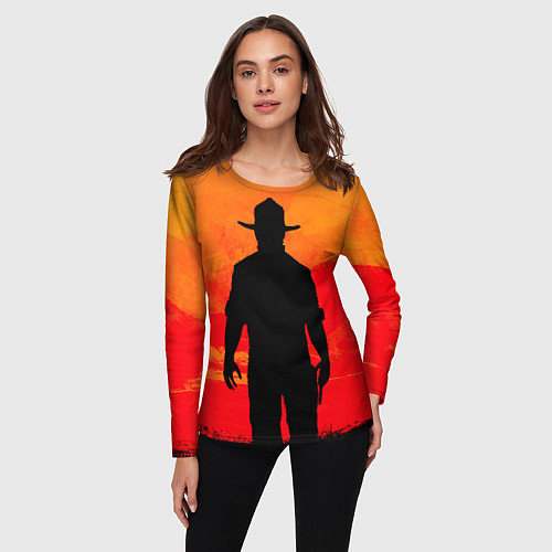 Женский лонгслив RDR 3 / 3D-принт – фото 3