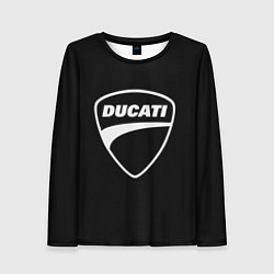 Лонгслив женский Ducati, цвет: 3D-принт