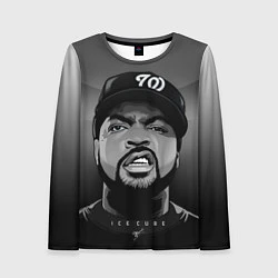 Лонгслив женский Ice Cube: Gangsta, цвет: 3D-принт