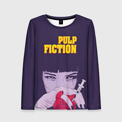 Лонгслив женский Pulp Fiction: Dope Heart, цвет: 3D-принт