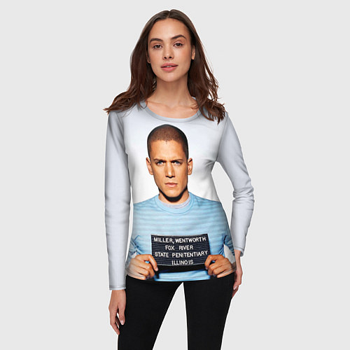 Женский лонгслив Prison Break: Michael Scofield / 3D-принт – фото 3