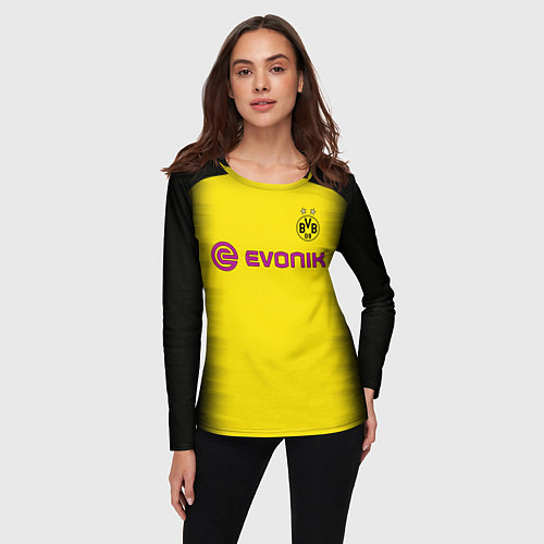 Женский лонгслив BVB FC: Rois Away 17/18 / 3D-принт – фото 3