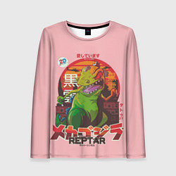 Женский лонгслив Godzilla Reptar