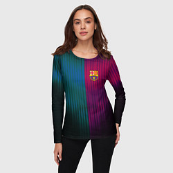 Лонгслив женский Barcelona FC: Abstract 2018, цвет: 3D-принт — фото 2
