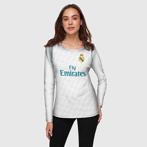 Женский лонгслив Real Mardid FC: Asensio Home 17/18 / 3D-принт – фото 3