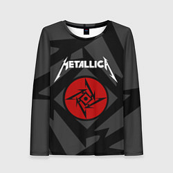 Лонгслив женский Metallica Star, цвет: 3D-принт