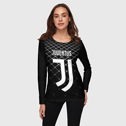 Лонгслив женский FC Juventus: Black Lines, цвет: 3D-принт — фото 2