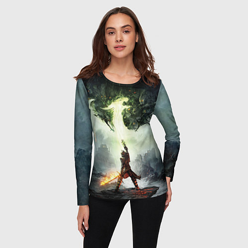 Женский лонгслив Dragon Age: Inquisition / 3D-принт – фото 3