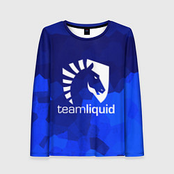 Лонгслив женский Team Liquid: Polygons, цвет: 3D-принт