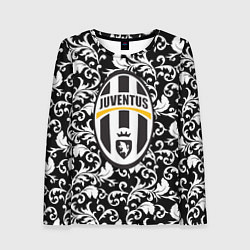 Лонгслив женский FC Juventus: Floral Logo, цвет: 3D-принт