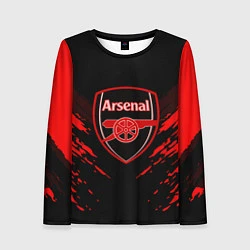 Лонгслив женский Arsenal FC: Sport Fashion, цвет: 3D-принт
