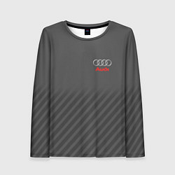 Лонгслив женский Audi: Grey Sport Line, цвет: 3D-принт