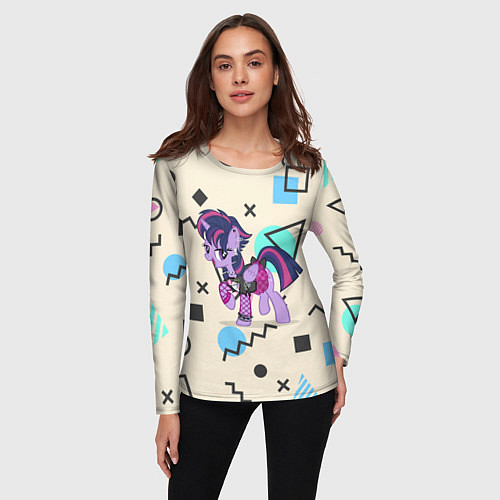 Женский лонгслив My Little Pony / 3D-принт – фото 3