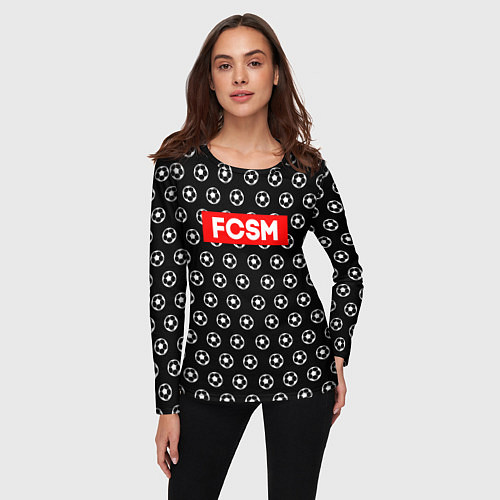 Женский лонгслив FCSM Supreme / 3D-принт – фото 3