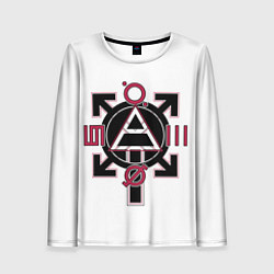 Лонгслив женский 30 seconds to Mars emblem, цвет: 3D-принт