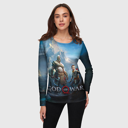 Женский лонгслив God of War / 3D-принт – фото 3