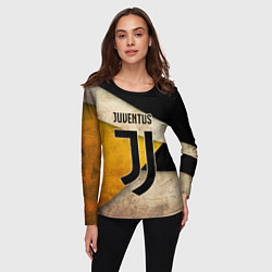 Лонгслив женский FC Juventus: Old Style, цвет: 3D-принт — фото 2