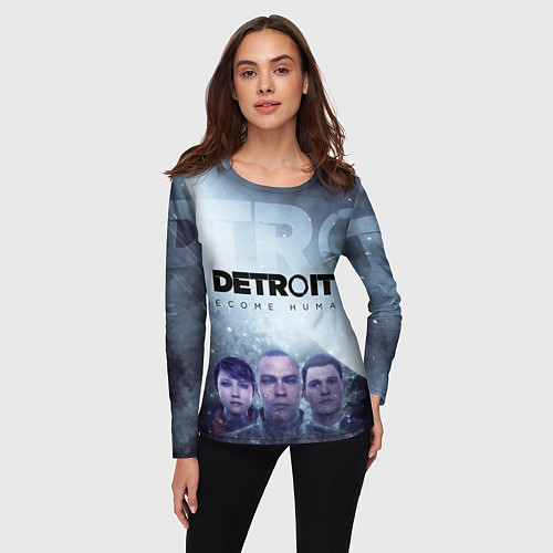 Женский лонгслив Detroit: Become Human / 3D-принт – фото 3