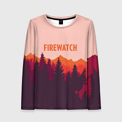 Лонгслив женский Firewatch: Orange Style, цвет: 3D-принт