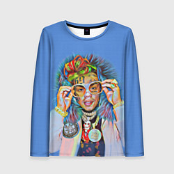 Лонгслив женский 6IX9INE SWAG, цвет: 3D-принт