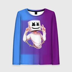 Лонгслив женский Marshmello Peace, цвет: 3D-принт