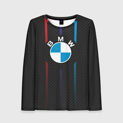 Лонгслив женский BMW: Three Lines, цвет: 3D-принт