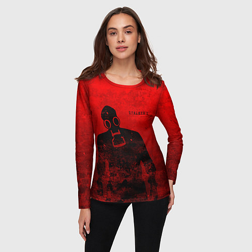 Женский лонгслив STALKER 2 / 3D-принт – фото 3