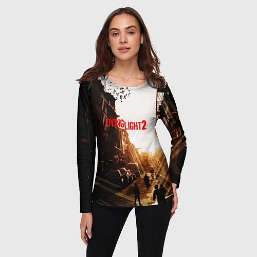 Женский лонгслив Dying Light 2 / 3D-принт – фото 3