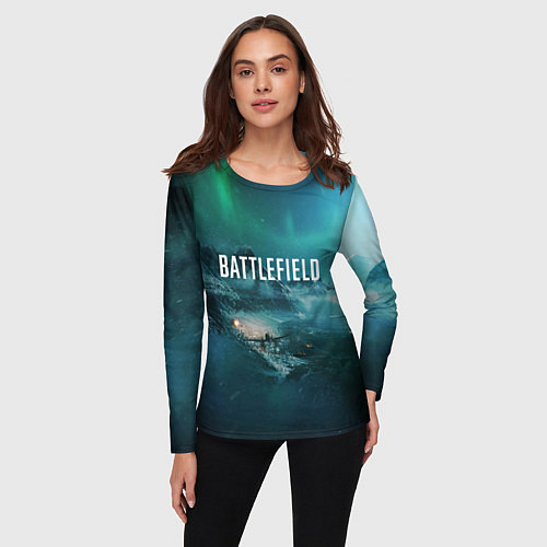 Женский лонгслив Battlefield: Sea Force / 3D-принт – фото 3