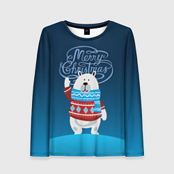 Женский лонгслив Merry Christmas