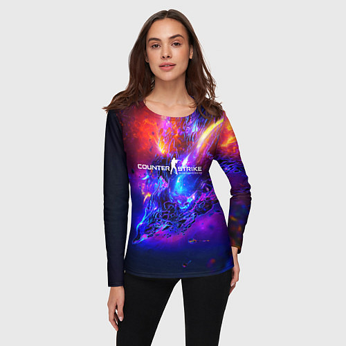Женский лонгслив CS:GO Revenge of the Beasts / 3D-принт – фото 3