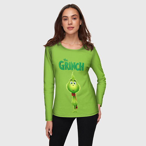 Женский лонгслив The Grinch / 3D-принт – фото 3