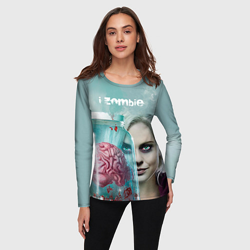 Женский лонгслив I-ZOMBIE large / 3D-принт – фото 3