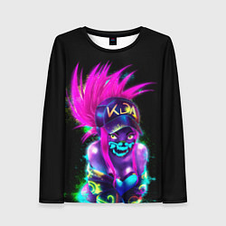 Лонгслив женский KDA Akali, цвет: 3D-принт