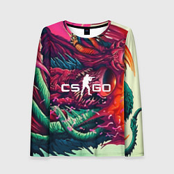 Женский лонгслив CS:GO Hyper Beast Skin