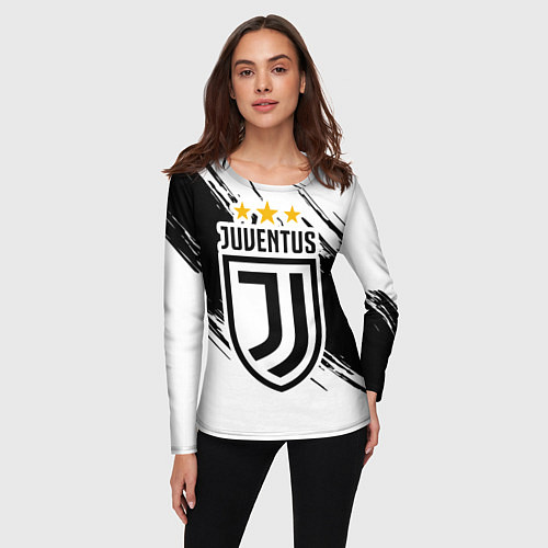 Женский лонгслив Juventus: 3 Stars / 3D-принт – фото 3